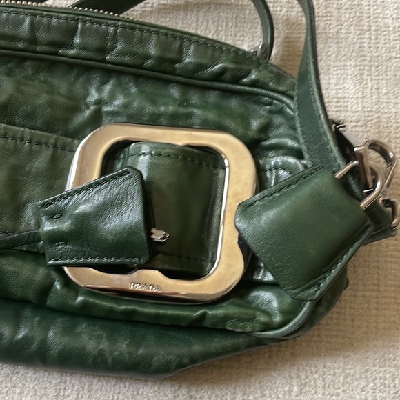 Green Prada Lock and key purse - Picture 3 of 6